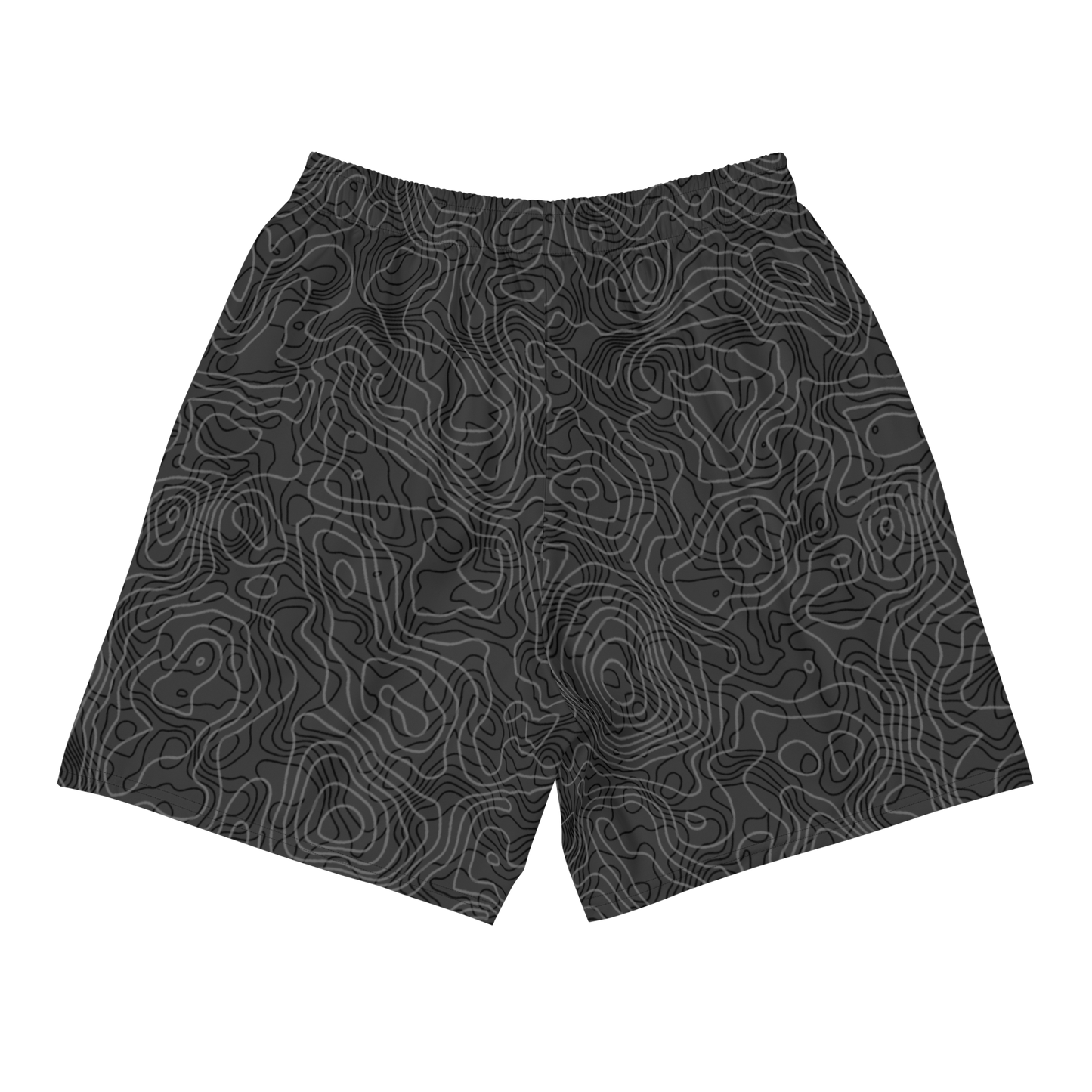 Men's Topography Athletic Shorts - Charcoal Gray