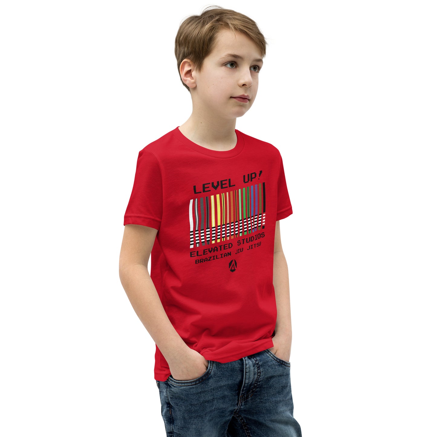 Kids Level Up Tee - Red